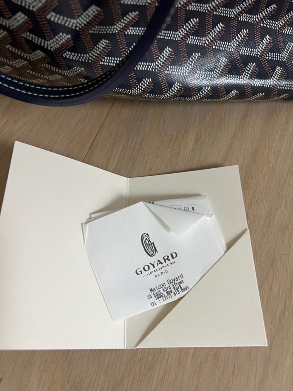 Goyard Artois MM Marine - Picture 4 of 9